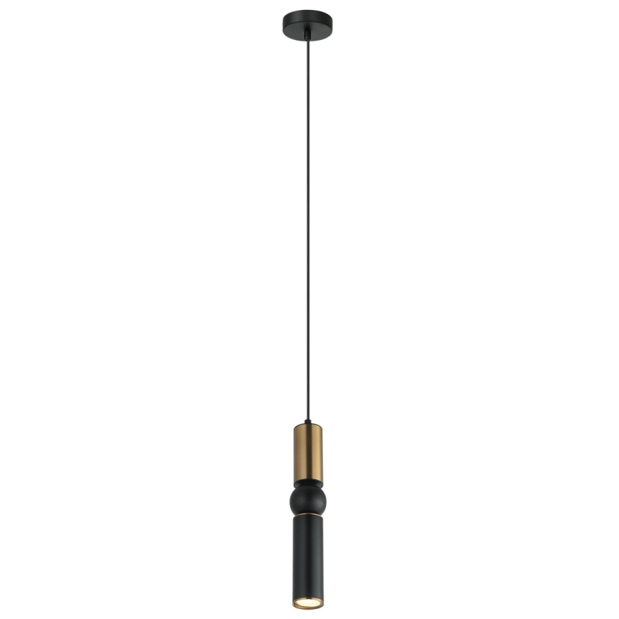 ITALUX - Hanglamp aan een koord ISIDORA 1xGU10/25W/230V zwart/brons