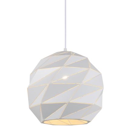 ITALUX - Hanglamp aan een koord PALERMO 1xE27/40W/230V diameter 32 cm wit