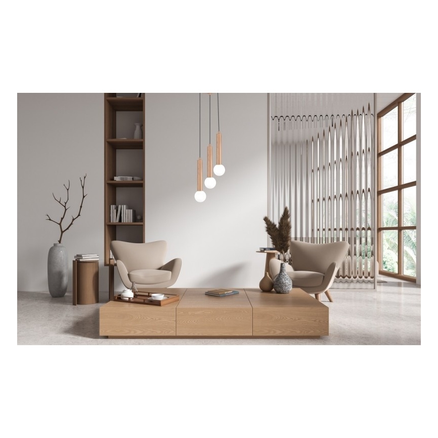 ITALUX - Hangkroonluchter FILANO 3xG9/5W/230V bruin