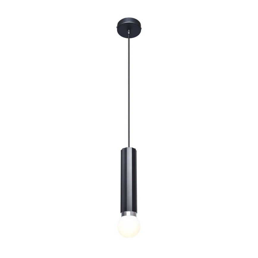 ITALUX - MACERA hanglamp aan kabel 1xE27/40W/230V zwart