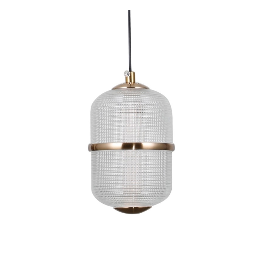 ITALUX - LED-hanglamp ALANI aan kabel 3xLED/5W/230V 3000K zwart/goud