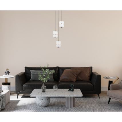 ITALUX - LED-hanglamp ALANI 3xLED/5W/230V 3000K goudkleurig