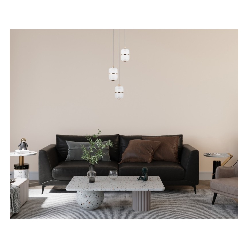 ITALUX - LED-hanglamp ALANI 3xLED/5W/230V 3000K goudkleurig