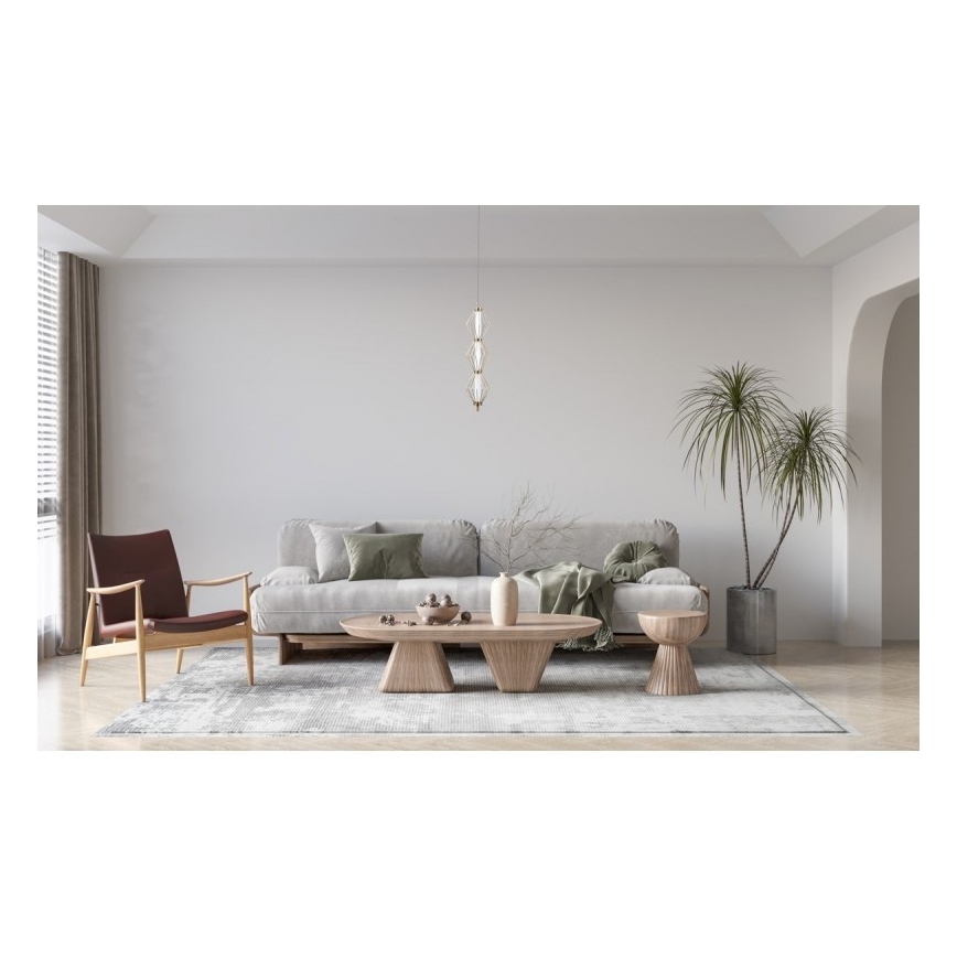 ITALUX - LED-hanglamp aan kabel SEVILLA LED/15W/230V 3000K goud