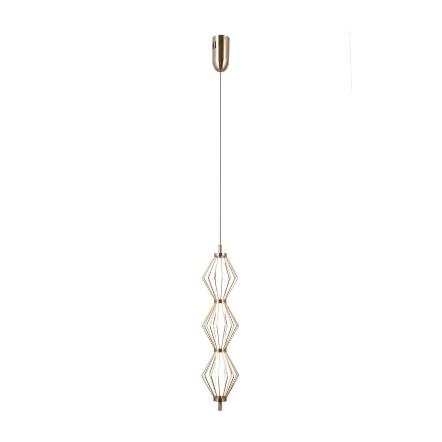 ITALUX - LED-hanglamp aan kabel SEVILLA LED/15W/230V 3000K goud