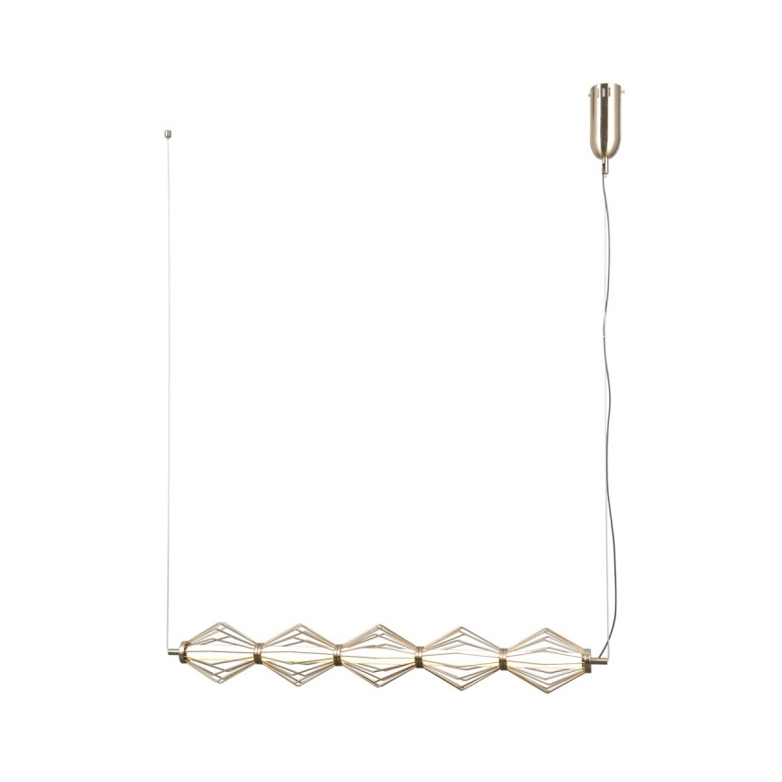 ITALUX - LED-hanglamp aan kabel SEVILLA LED/25W/230V 3000K goudkleurig