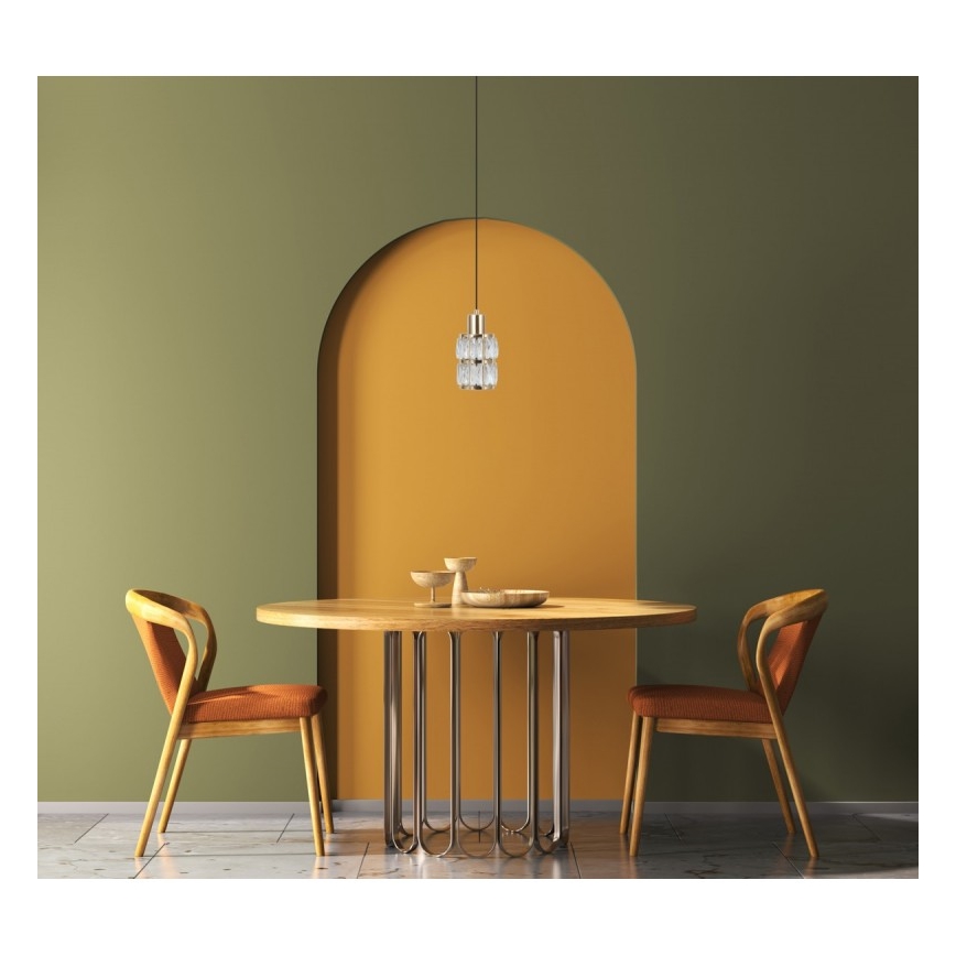 ITALUX - Hanglamp met kabel ALMA 1xE27/40W/230V goud