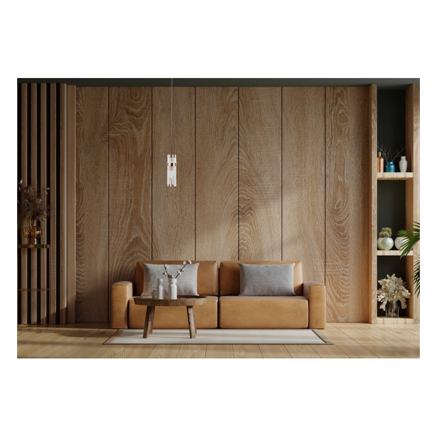 ITALUX - Gouden hanglamp TARASO met kabel 1xE14/40W/230V