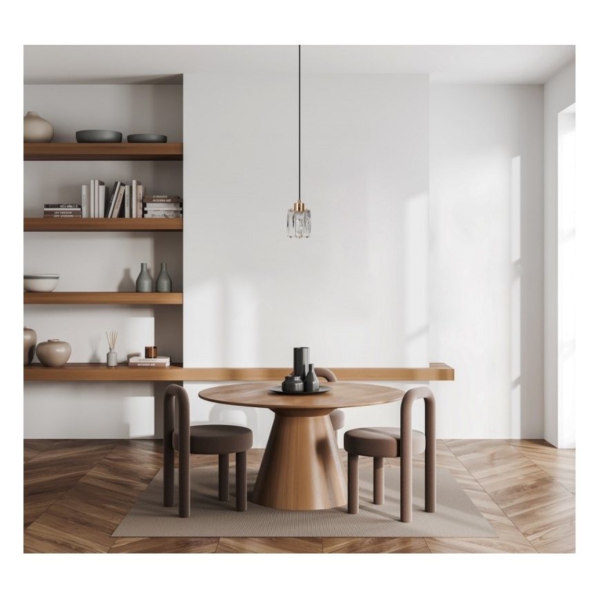 ITALUX - Hanglamp aan snoer TORNO 1xE14/40W/230V goudkleurig