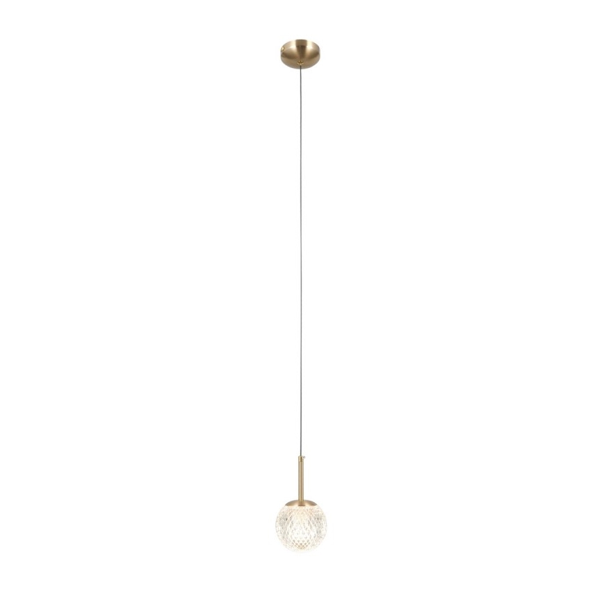 ITALUX - Hanglamp PADRI met kabel 1xG9/5W/230V goudkleurig