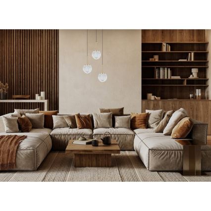ITALUX - Hanglamp aan kabel PADRI 3xG9/5W/230V goudkleurig