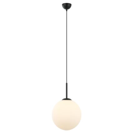 ITALUX - Hanglamp aan kabel DEORE 1xE27/40W/230V Ø 30 cm zwart