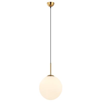 ITALUX - Hanglamp aan een koord DEORE 1xE27/40W/230V diameter 30 cm brons