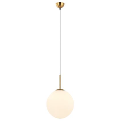 ITALUX - Hanglamp aan een koord DEORE 1xE27/40W/230V diameter 30 cm brons