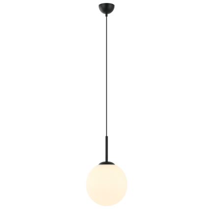 ITALUX - Hanglamp aan een koord DEORE 1xE27/40W/230V diameter 25 cm zwart