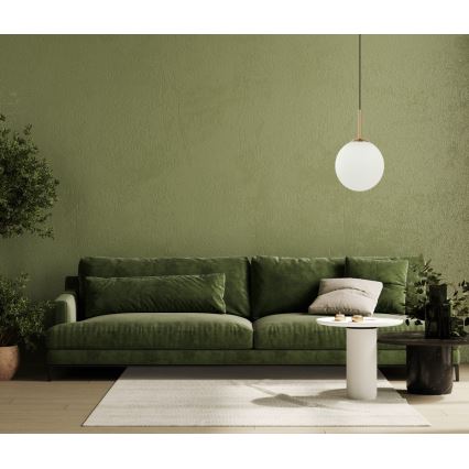 ITALUX - Hanglamp aan kabel DEORE 1xE27/40W/230V pr. 25 cm brons