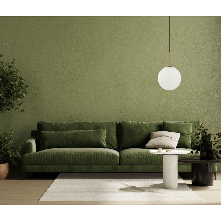 ITALUX - Hanglamp aan kabel DEORE 1xE27/40W/230V pr. 25 cm brons