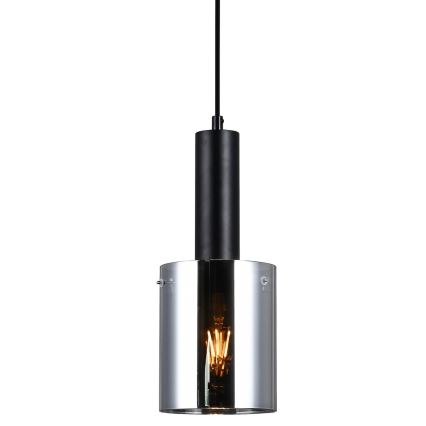 ITALUX - Hanglamp aan een koord SARDO 1xE27/40W/230V zwart