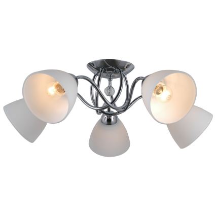 ITALUX - Bevestigde hanglamp LUGANO 5xE27/40W/230V