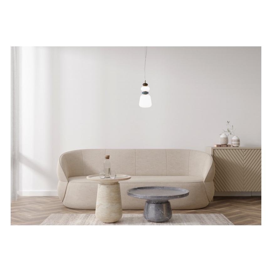 ITALUX - LED-kroonluchter met kabel EVANS LED/12W/230V 3000K goud/wit