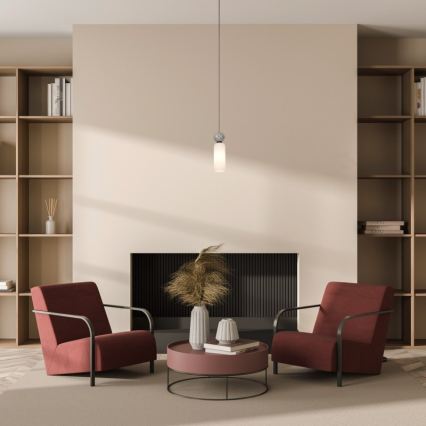 ITALUX - Pendellamp SANTOS 1xG9/40W/230V zwart