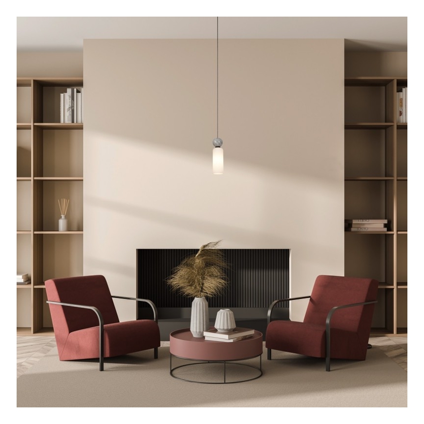 ITALUX - Pendellamp SANTOS 1xG9/40W/230V zwart