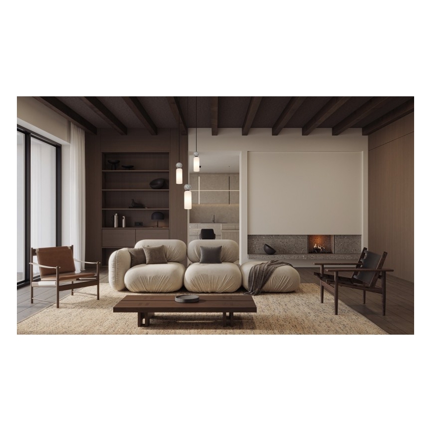 ITALUX - Hanglamp aan kabel SANTOS 3xG9/40W/230V zwart
