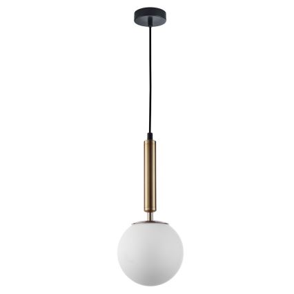 ITALUX - Reserve glas RAVENA E27 diameter 15 cm wit