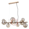 ITALUX - Vervangingsglas voor kroonluchter en wandlamp CANELLO G9 diameter 13 cm bruin