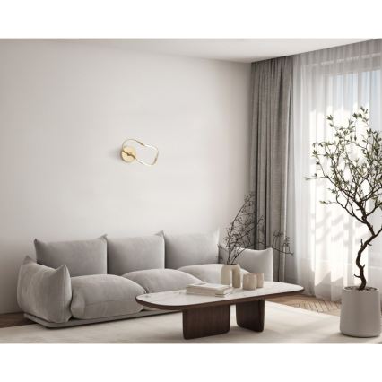 ITALUX - LED wandlamp AMAYA LED/20W/230V goudkleurig