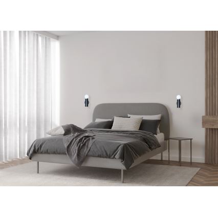 ITALUX - Wandlamp MACERA 1xE27/40W/230V zwart