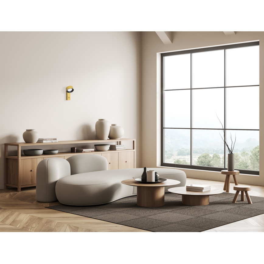 ITALUX - LED Wandlamp OTAL LED/1,8W/230V 4000K geel