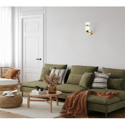 ITALUX - LED-wandlamp EVANS LED/12W/230V 3000K goudkleurig