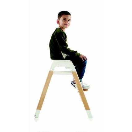 Jané - Eetstoel voor kinderen 3in1 WOODY grijs