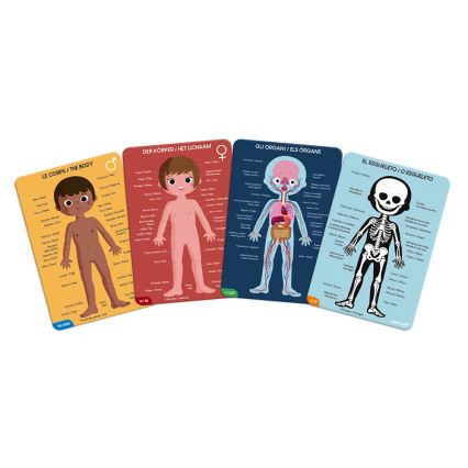 Janod - Educatief kinderspel puzzel 225 stuks menselijk lichaam