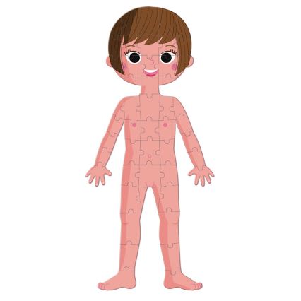 Janod - Educatief kinderspel puzzel 225 stuks menselijk lichaam