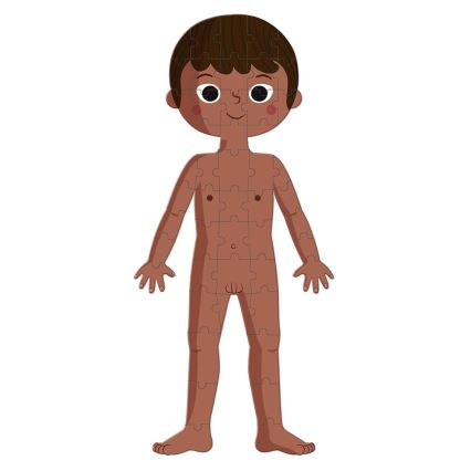 Janod - Educatief kinderspel puzzel 225 stuks menselijk lichaam