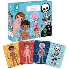 Janod - Educatieve kinderpuzzel 225 stukjes menselijk lichaam
