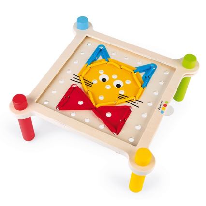 Janod - Houten interactief mozaïek MONTESSORI