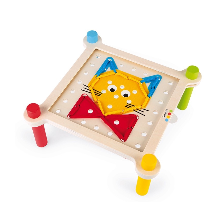 Janod - Houten interactief mozaïek MONTESSORI