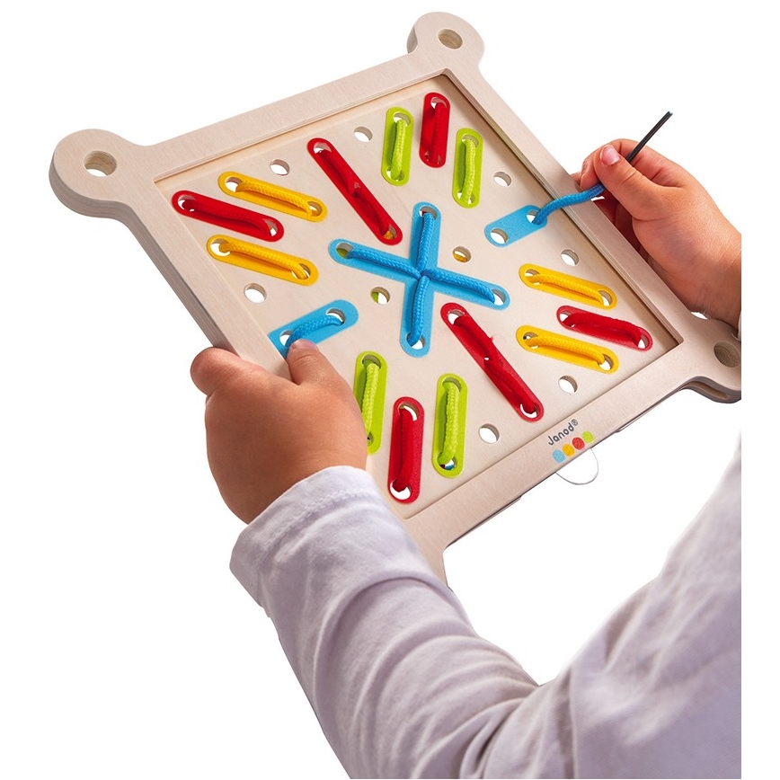 Janod - Houten interactief mozaïek MONTESSORI