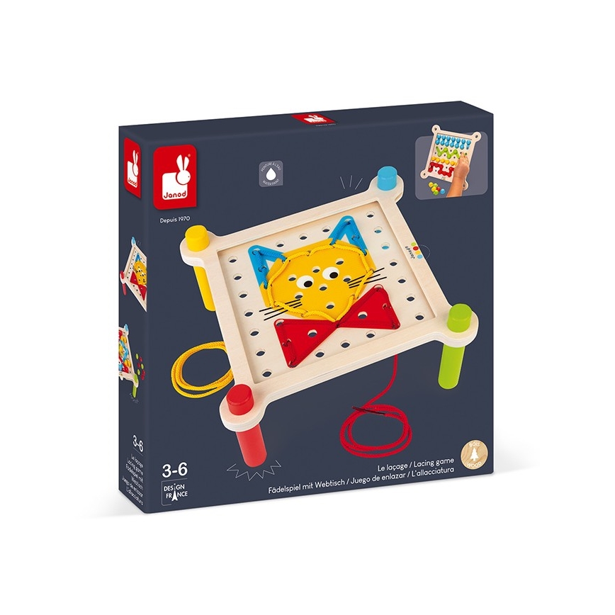 Janod - Houten interactief mozaïek MONTESSORI