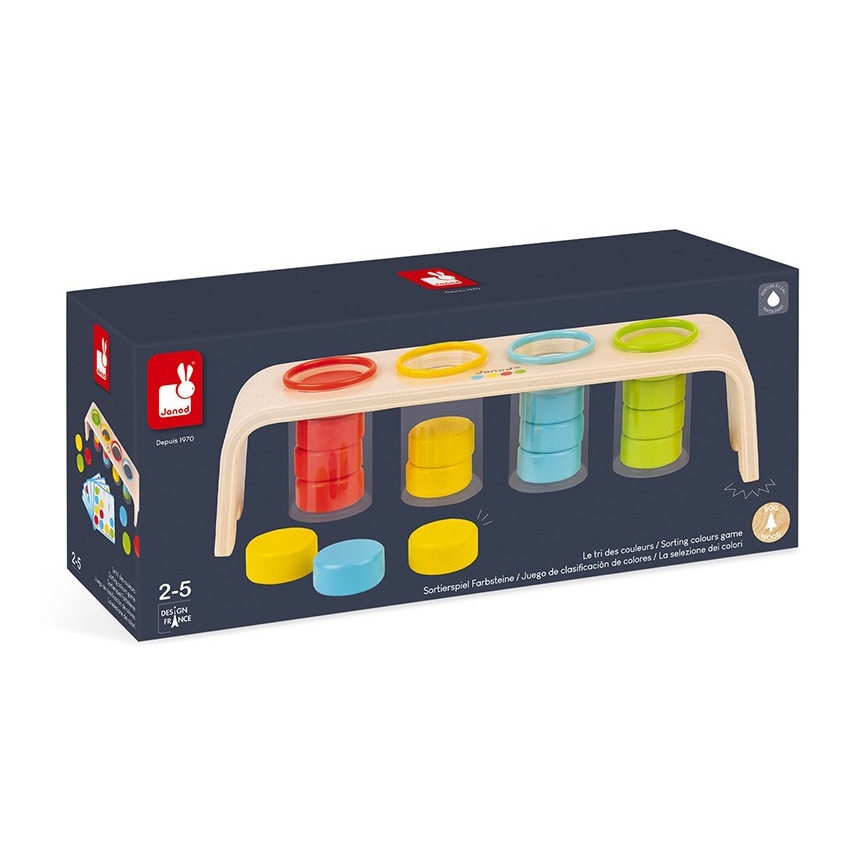 Janod - Houten interactief speelgoed MONTESSORI 22 st