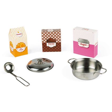 Janod - Houten keukentje met LED kookplaat CANDY CHIC