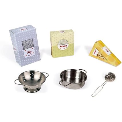 Janod - Houten keukentje met LED kookplaat MOZAIC 2xLR6