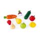 Janod - Houten kist met groenten en fruit