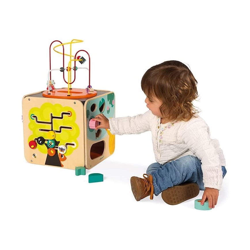 Janod - Interactief blok met een labyrint MULTI-ACTIVITEIT
