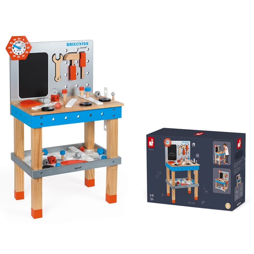 Janod - Kinderatelier met gereedschap BRICOKIDS
