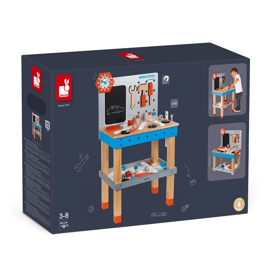 Janod - Kinderatelier met gereedschap BRICOKIDS