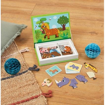 Janod - Magnetische interactieve set MAGNETIBOOK dieren